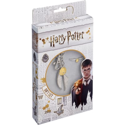 Harry Potter Geschenkset - Gouden Snaai Halsband & Oorbellen