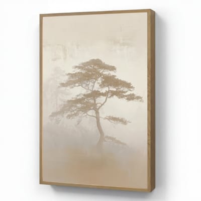 Wandlamp 60x90 cm - Oplaadbaar - Boom - Oosterse stijl - Landschap - Wandlampen binnen woonkamer - Slaapkamer lamp - Decoratieve nachtlamp - Vloerlamp draadloos