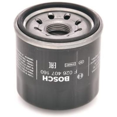 Bosch Oliefilter P7160 | F 026 407 160 | OEM PE01-14-302 | PE01-14-302A | PY8W-14-302 | Mazda 2 3 5 6 CX-3 CX-30 CX-5 CX-9 MX-5 | SKYACTIV Benzine