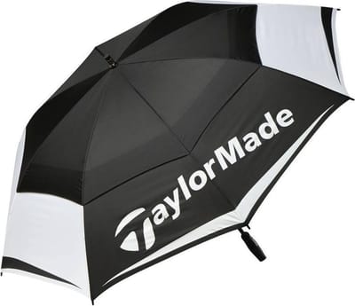 Taylormade - Golfparaplu - Double Canopy - 64 inch - Zwart Wit