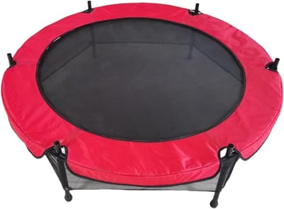 Trampolinekussen - Veiligheidspad - Veilig Stuiteren - Schokabsorberend Schuim - 140 cm Rond - Zwart