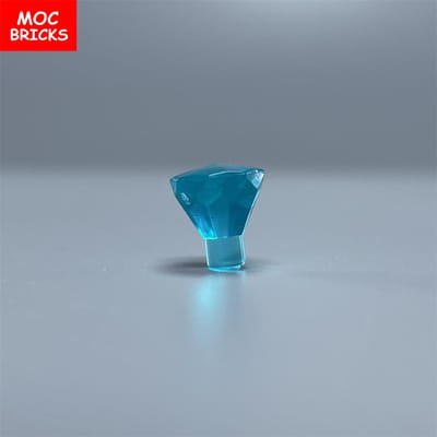 100 stukspartij MOC Stenen Rots 1x1 Juweel 24 Facetten Schat Diamant Edelsteen 28556 30153 Bouwstenen ZELF DOEN Speelgoed Voor Kindercadeaus gray
