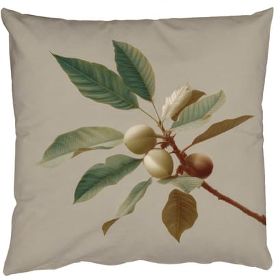 Sierkussens - Kussentjes Woonkamer - 50x50 cm - Tak - Groene Bladeren - Vruchten