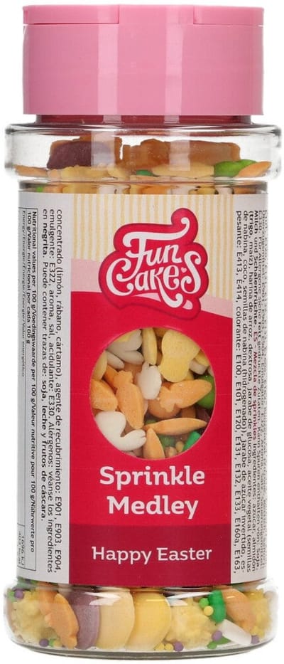 FunCakes Sprinkle Medley - Pasen - 65g - Eetbare Taartdecoratie
