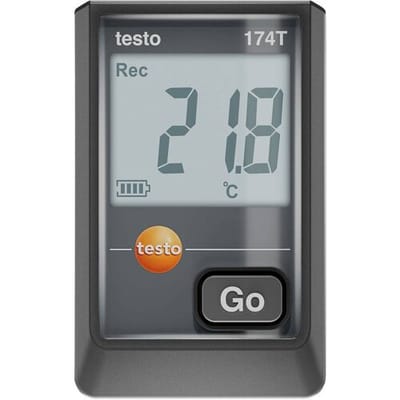 testo 0572 1740 02 174 T Mini-Temperatur- Datenlogger Temperatuur datalogger -30 tot 70 °C