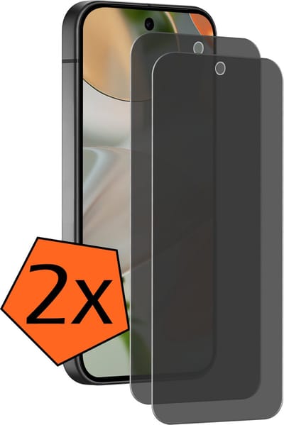 Screenprotector - 2 Stuks - Geschikt voor Google Pixel 10 - Privacy Filter - Gehard Glas - Beschermglas - Tempered Glass - Screen Protector