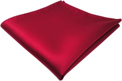 Zakdoek Heren - Pochette Insert - Outfit Completeren - Efficiënte Vormgeving - 30 x 30 cm - Rood