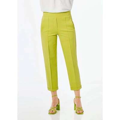 7/8-broek CARLA van viscose-jersey - lichtgroen - Gr. 225 van Goldner Fashion