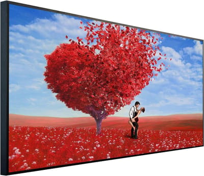 Infrarood Paneelverwarming 750 Watt met Afbeelding 60x100 cm Energiezuinig Verwarmpaneel