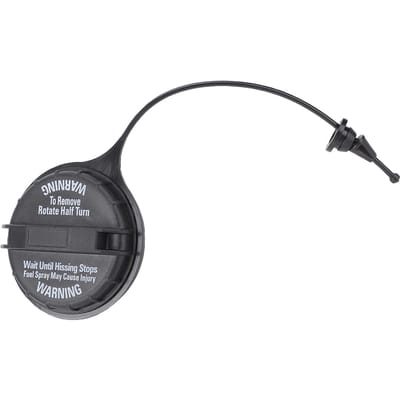 Bouchon de réservoir de carburant F4TZ 9030 C Résistant à l'abrasion Forte étanchéité Plastique ABS Bouchon d'essence avec cordon de sécurité Remplacement pour Ranger Bronco black