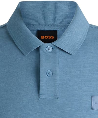 Hugo Boss poloshirt korte mouw blauw