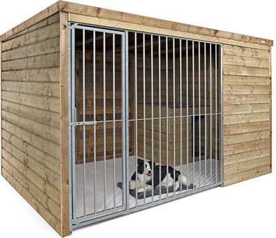 Wood Selections Hondenhok Boris - Hondenhokken en kennels - kennel - Dierenverblijf - hondenhuis- Hondenverblijf voor buiten
