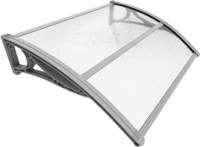 Robuuste Polycarbonaat Luifel voor Voordeur of Schuur - 100 x 80 cm