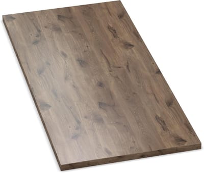 Tafelblad Hout - Werkblad Spaanplaat - Meubelafwerking Interieur - Krasbestendig ABS Rand - 100x50 cm - Eiken Castell