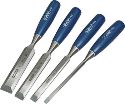 Stanley 4-delig Steekbeitelset Basic - 0-16-129