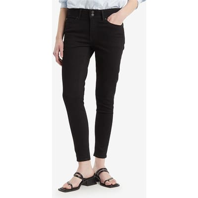 Levi's 711 Skinny Jeans Black Größe: W25L32 | Skinny Pants Outlet | Damen | Schwarz