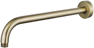 FugaFlow Eccelente Sobrado Badkamer wandarm - 35cm - geborsteld messing PVD