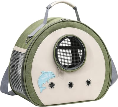Draagtas Kleine Dieren - Reistas Hamster Konijn - Veilig Vervoeren - Ademend Mesh Ontwerp