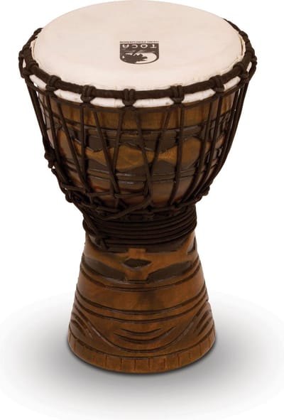 Toca Percussion Origins Djembe TODJ-7AM, 7", African Mask #AM - Djembe