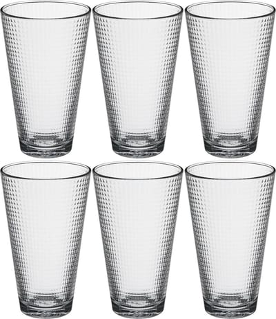 Secret de Gourmet Waterglazen / sapglazen - 6x stuks - 340 ml - Drinkglazen - Glas - Transparant