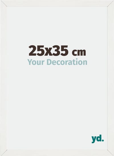 Your Decoration - Fotolijst 25x35 cm - MDF - Wit Geveegd - Mura