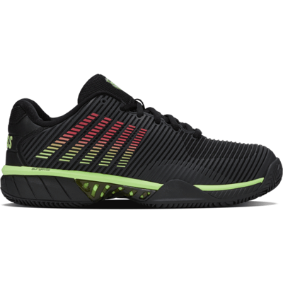 Tennisschoen K-Swiss Men Hypercourt Express 2 Clay Black Soft Neon Green Neon Lava-Schoenmaat 41