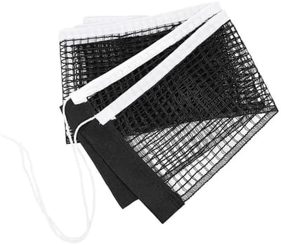 Golden crown - Tafeltennisnet - Polyester tafeltennisnet - Inklapbaar en lichtgewicht - Zwart - Geschikt voor binnen en buiten - Perfect voor camping en...
