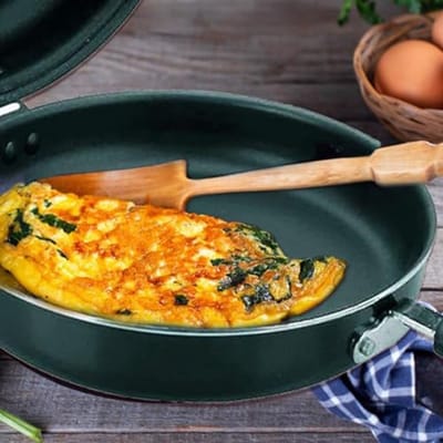 Kleine Tortillapan - Omelet Pan - Spaanse Omelet Maken - Antiaanbaklaag - 14 cm - Zwart