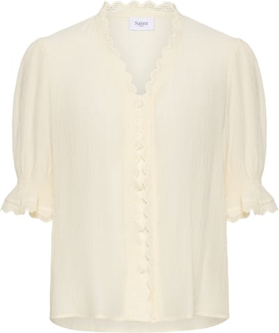 Saint Tropez KristelSZ Shirt Dames Blouse - Ice