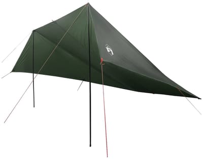 vidaXL - Voertuigluifel - Legergroen - 500 - x - 515 - x - 215 - cm - Polyester - en - Staal