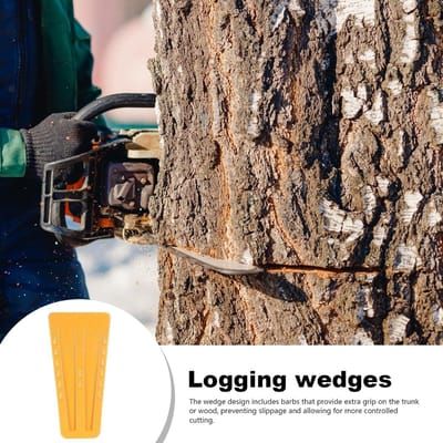 Vallwiggen voor het snijden van bomen, splijtwiggen van hout in boomsnijden, kettingzagenaccessoires en -gereedschap, boomsnijuitrusting voor houthakkers en vallen