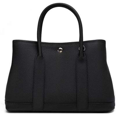 Leren Dames Tas Enkele Schouder Crossbody Tote Tas Alles Tuin Tas Tote Tas Boodschappentas Emmer Tas 31*14*20 zwart