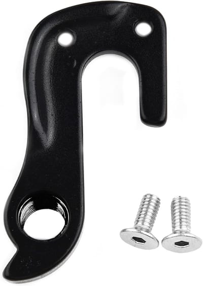 Fiets Derailleur Hanger - Onderdeel Fiets - Fiets Reparatie - Aluminium Legering - 6 x 3 x 1 cm - Zwart