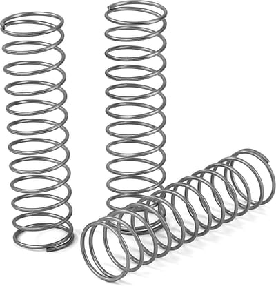 Drukveren Set - Roestvrij Staal - Industriële Toepassingen - Hoge Veerkracht - 70mm Lengte - Metaal