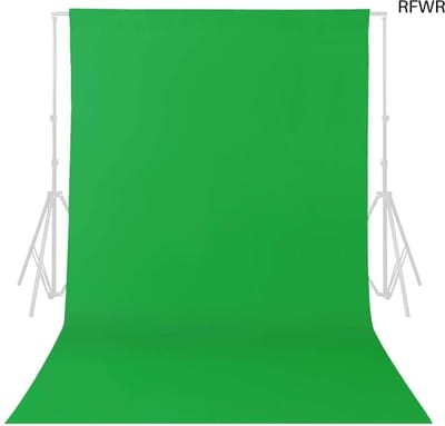RFWR® Groen Fotografie Achtergrond Scherm - 2x3 Meter Mousseline voor Professionele Video en Fotografie