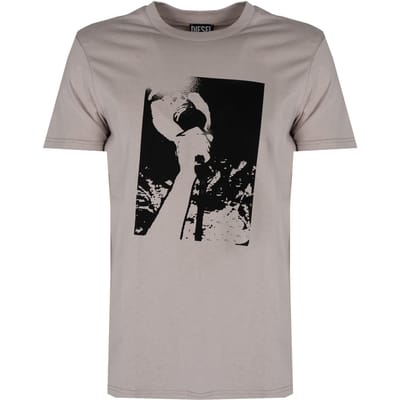 Diesel T-Shirt Just Mannen beige