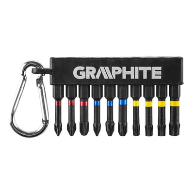 GRAPHITE 56H562 Impact Bitset 10 Delig