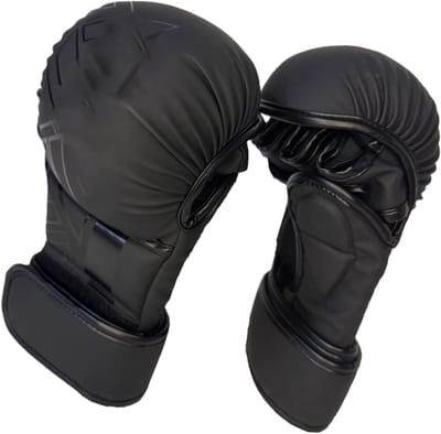 Bokshandschoenen - Kickbokshandschoenen - Fitness Training - Versterkte Constructie - 22 x 12 cm - Zwart