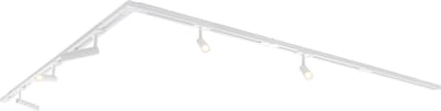 QAZQA iconic ivy - Moderne Spot railsysteem verlichting, railverlichting geschikt voor led - 5 lichts - L 300 cm - Wit - Woonkamer | Slaapkamer | Keuken
