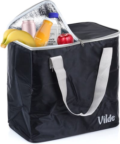 Koeltas Zwart 30 l - Lunchtas - Koeltasje - Geïsoleerde - Koelbox