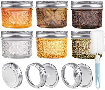 Overnight Oats Potjes - Mason Jar - Meusli Beker met Deksel