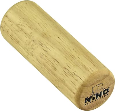 Houten Shaker Instrument - Cilindervormige shaker - Muzikale Opvoeding - Handig Compact Formaat - 10 cm - Natuurlijk Hout