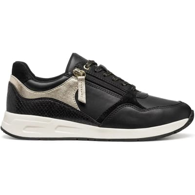 Geox Bulmya Schoenen Zonder Veters Zwart EU 36 Vrouw