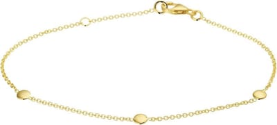 Marie-Celeste Armband Rondjes 1,2 mm 17 + 2 cm - Goud