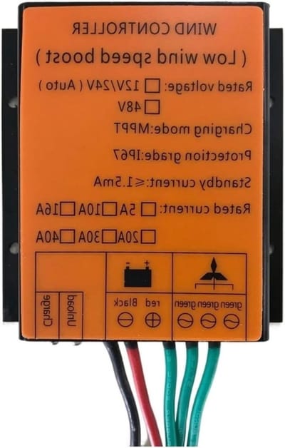 Zonne Laadregelaar - Windturbine Controller - Batterij Opladen - MPPT Technologie - 150W 12V - Zwart