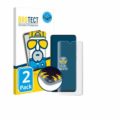 BROTECT - Screenprotector voor Samsung Galaxy S20 Ultra - Folie Beschermfolie matte volledig dekking 2 Stuks