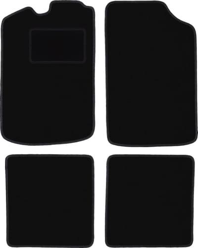 Zwarte veloursmatten voor: Volkswagen Golf I hatchback (1974-1983)