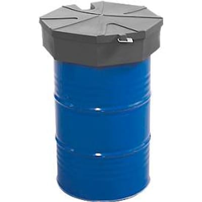 Polyethenen vattrechter met hoge rand, Ø 690 mm, 22 liter, met zeef en deksel
