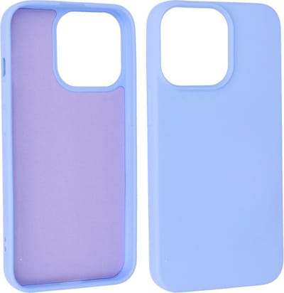 Fashion Backcover Telefoonhoesje - Color Hoesje - Geschikt voor iPhone 15 Pro - Paars