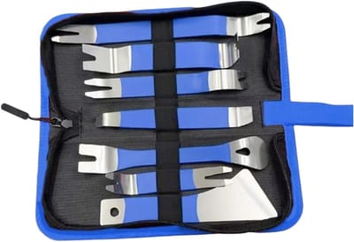 Auto Bekleding Gereedschap - Interieur Demontage Set - Auto Reparatie - Krasvrij Ontwerp - 7 Delig - Zwart